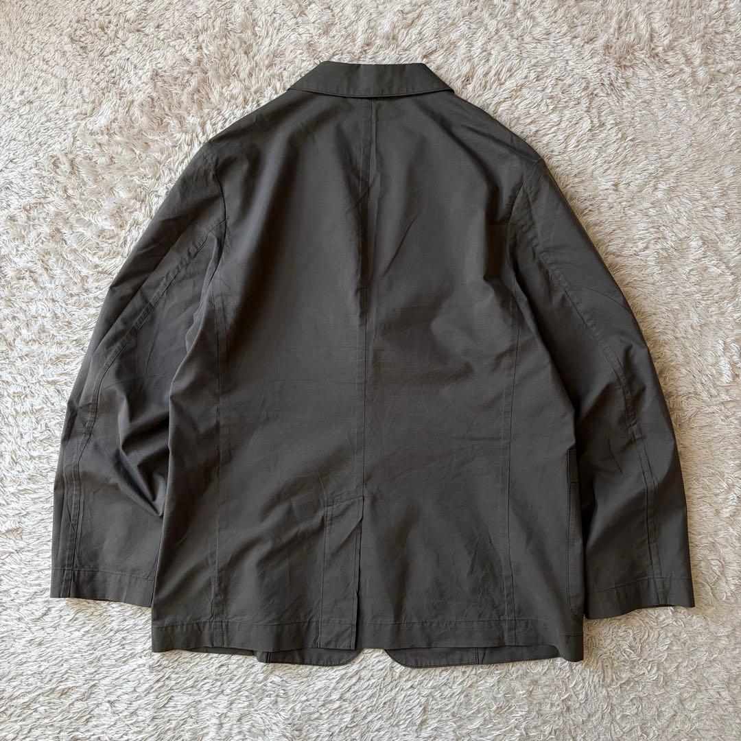 マーガレットハウエル コットン シルク ジャケット S グレージュ
