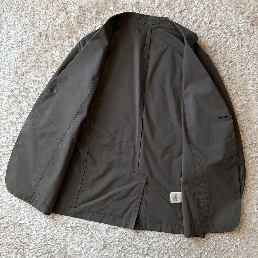 マーガレットハウエル コットン シルク ジャケット S グレージュ