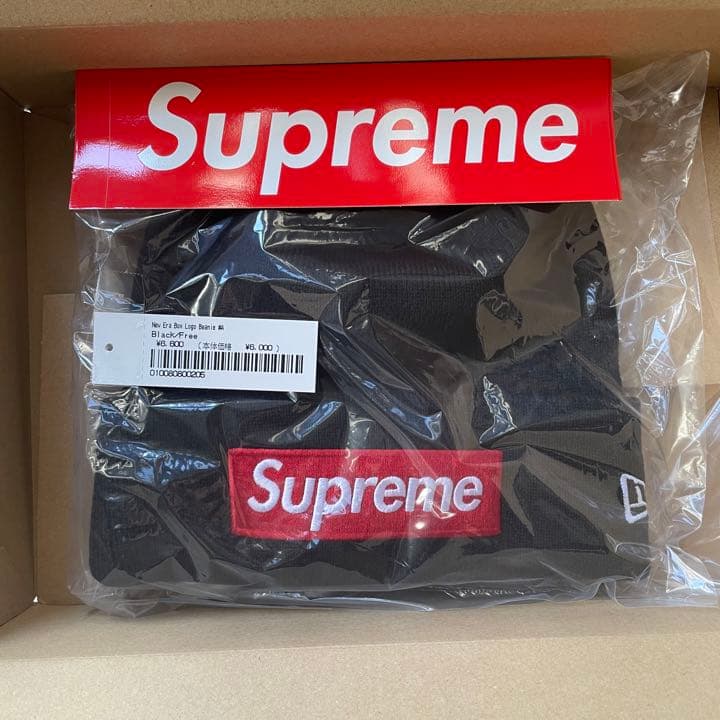 ◯*◯様 Supreme Box Logo Beanie Black ビーニー
