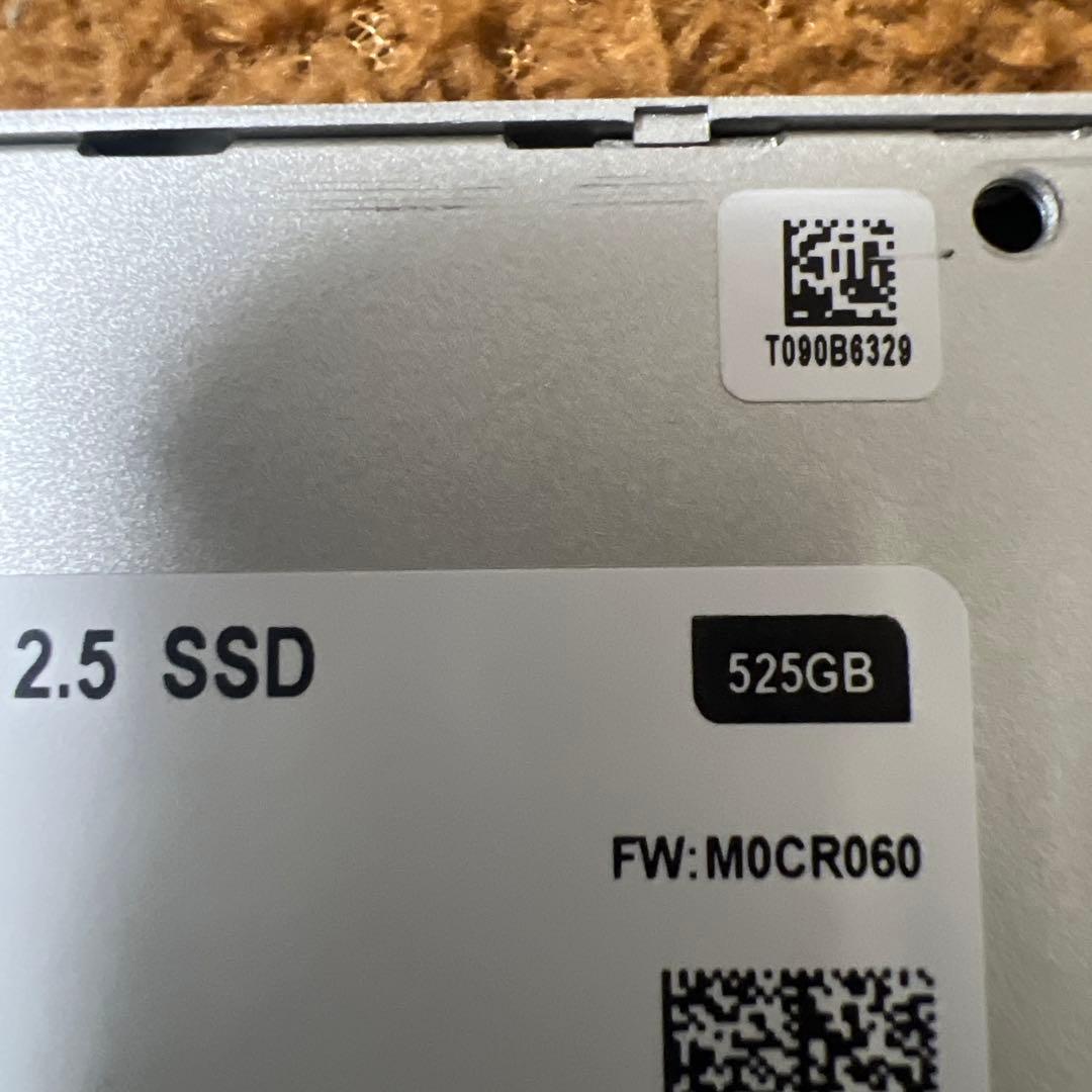 内蔵型SSD crucial MX300 525GB 2.5 SSD