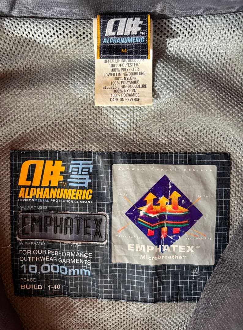【 希少/Alphanumeric/アルファヌメリック 】スノーウェア上下セット