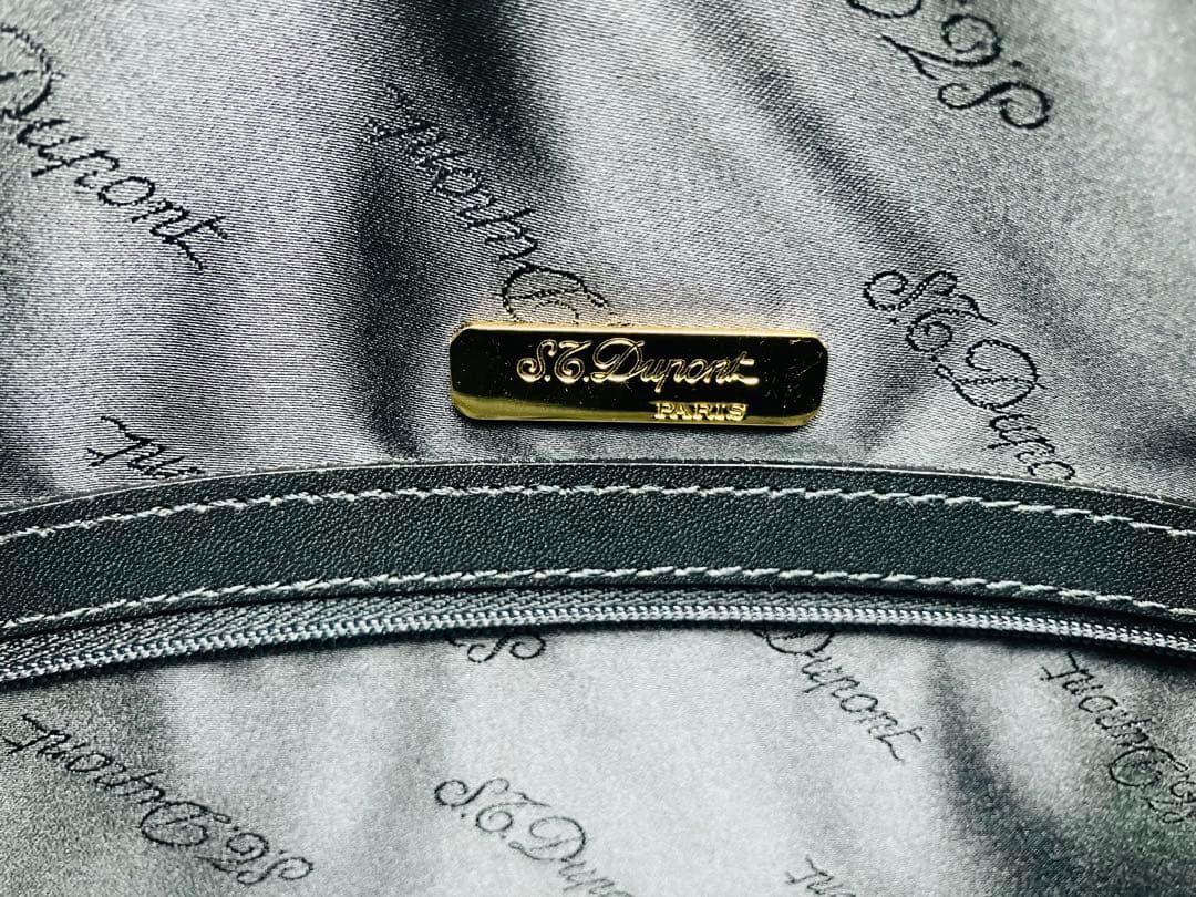 S.T. Dupont エス・テー・デュポン ボストンバッグ 黒