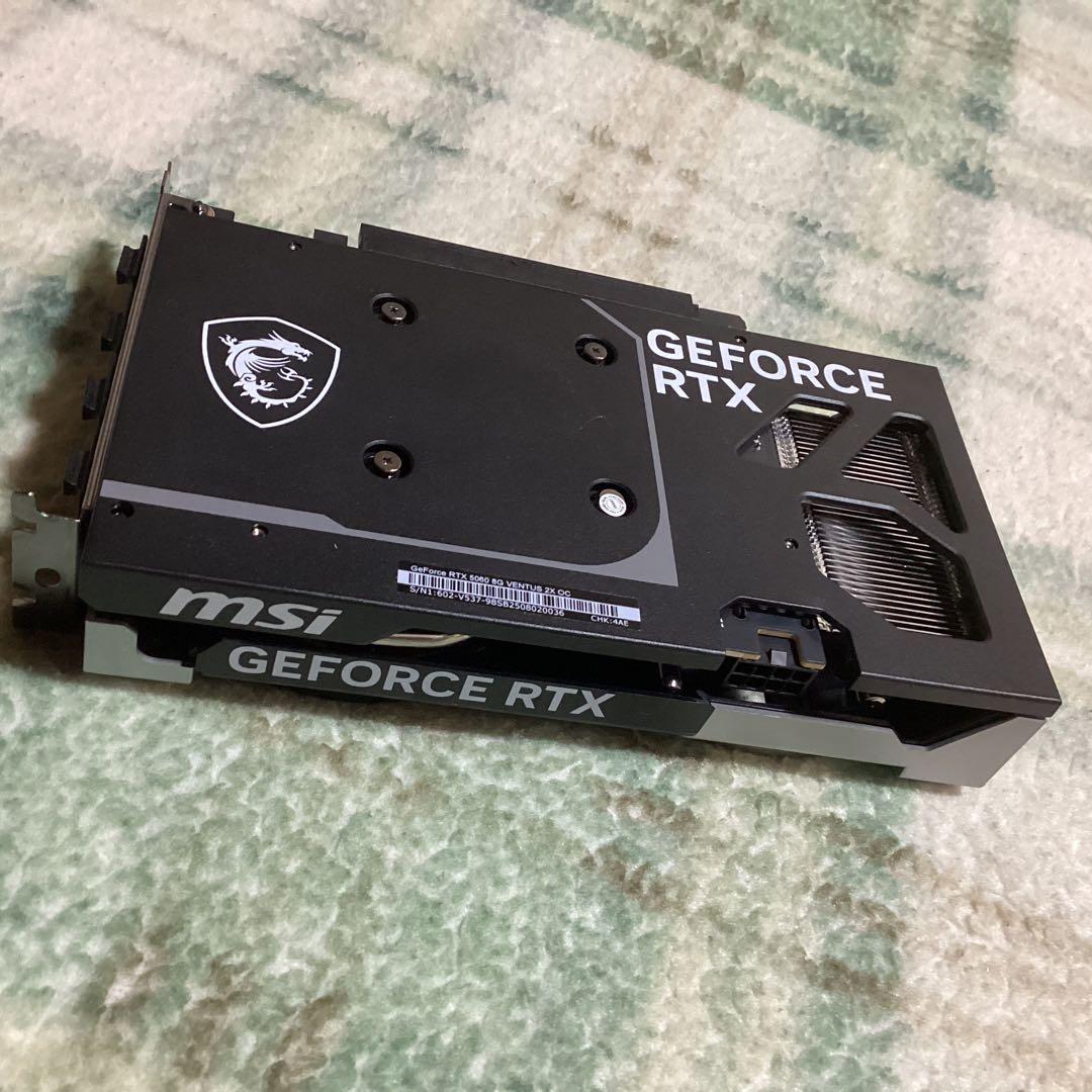 【2ヶ月半のみ使用】MSI GEFORCE RTX 5060 本体