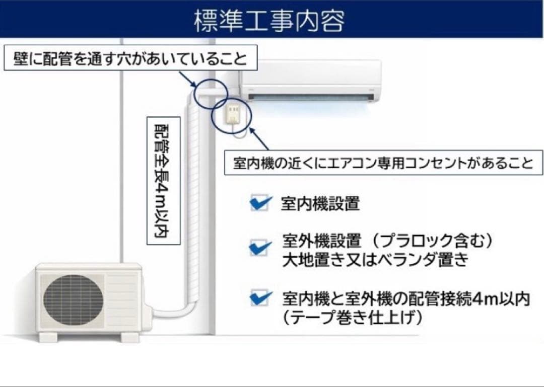 新品【標準取付費込み】【取り外し・処分無料】DAIKINダイキン14畳エアコン