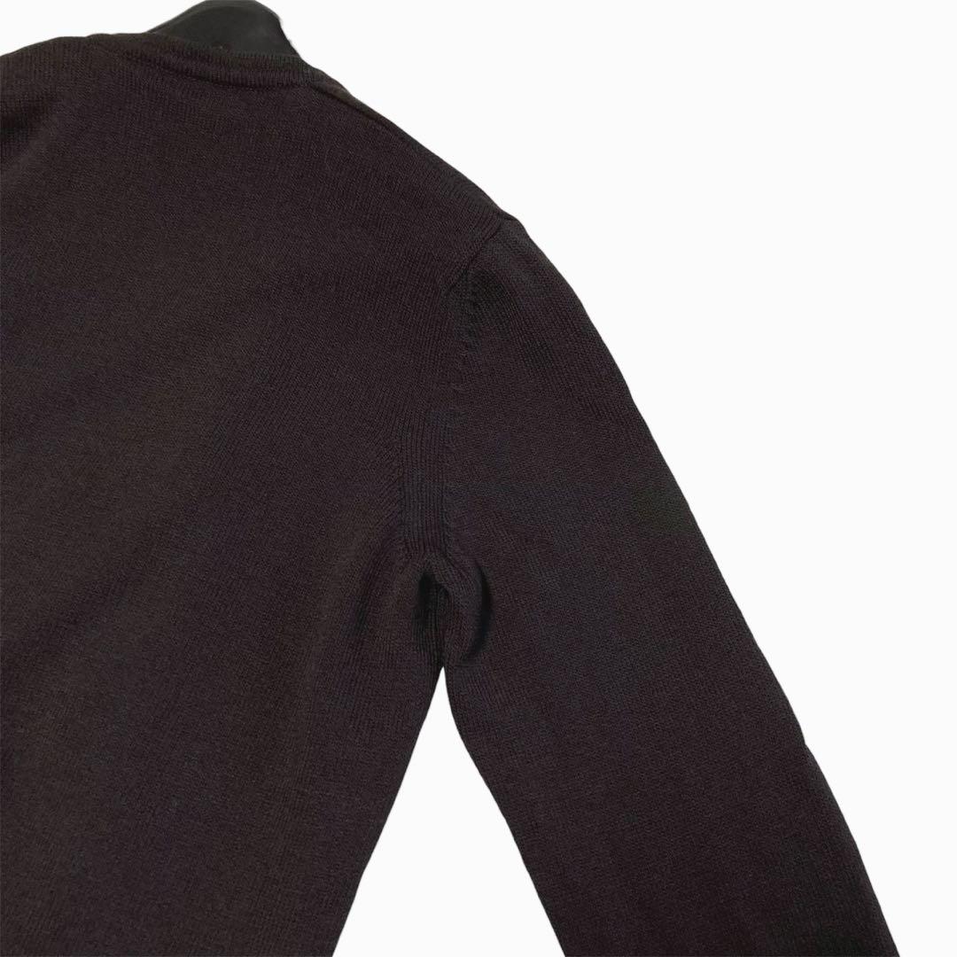 Max Mara 銀タグ イタリア製 ニット アンサンブル 長袖 ブラウン M