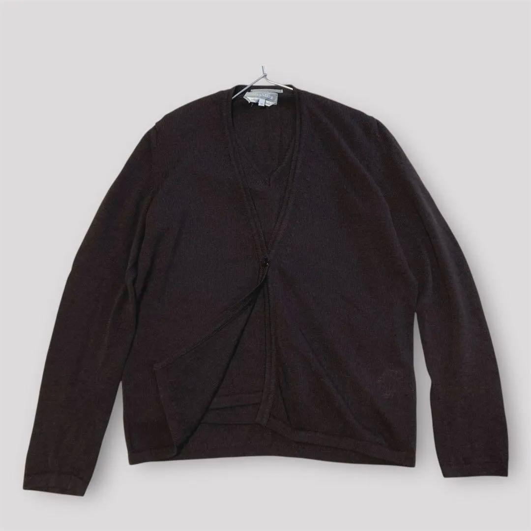 Max Mara 銀タグ イタリア製 ニット アンサンブル 長袖 ブラウン M
