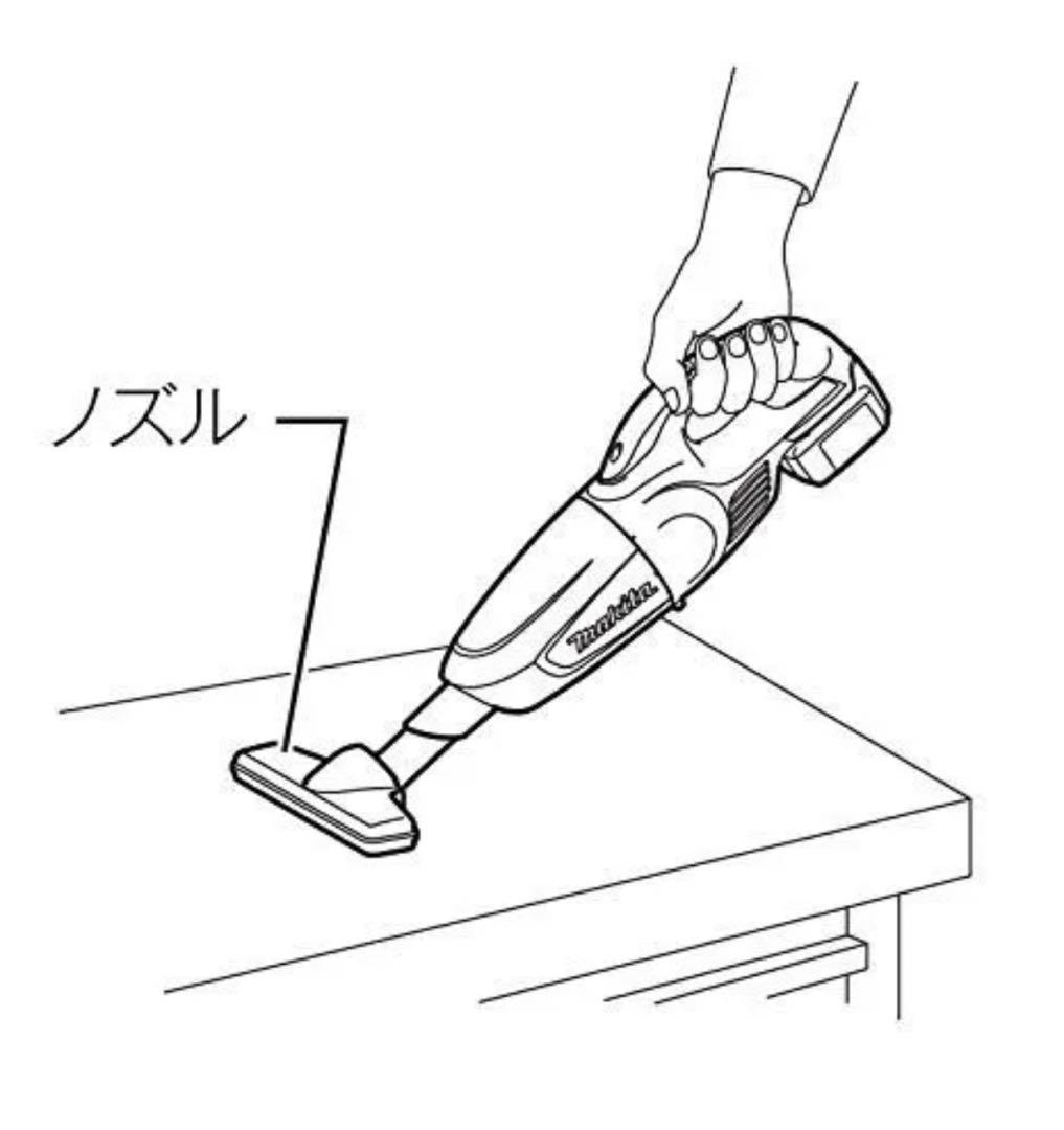 マキタ コードレス掃除機 18Vバッテリ充電器別売 CL180FDZW