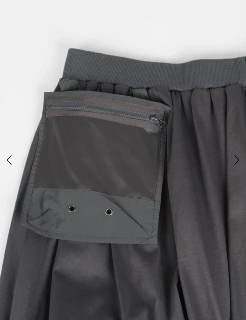 【新品】LASUD グレー　バルーンスカート　ヤマダヤ