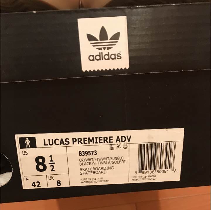 靴 adidas skateboarding lucas us8.5