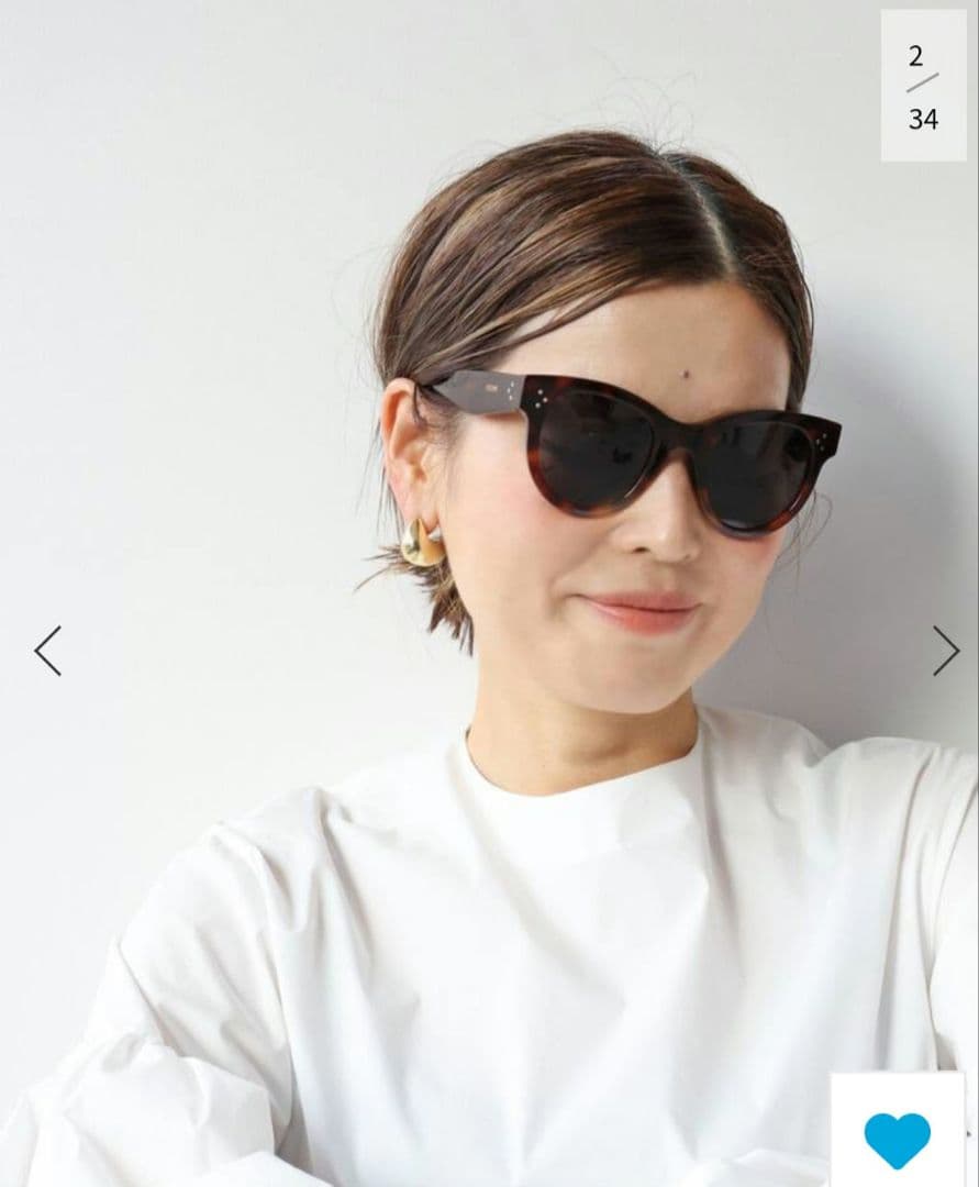 ドゥズィエムクラスセレクト　セリーヌ　 ブラックサングラス　新品