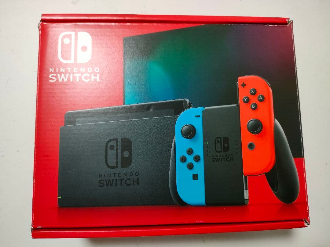 Nintendo Switch 本体 ネオン動作確認済 Joy-Con消耗あり
