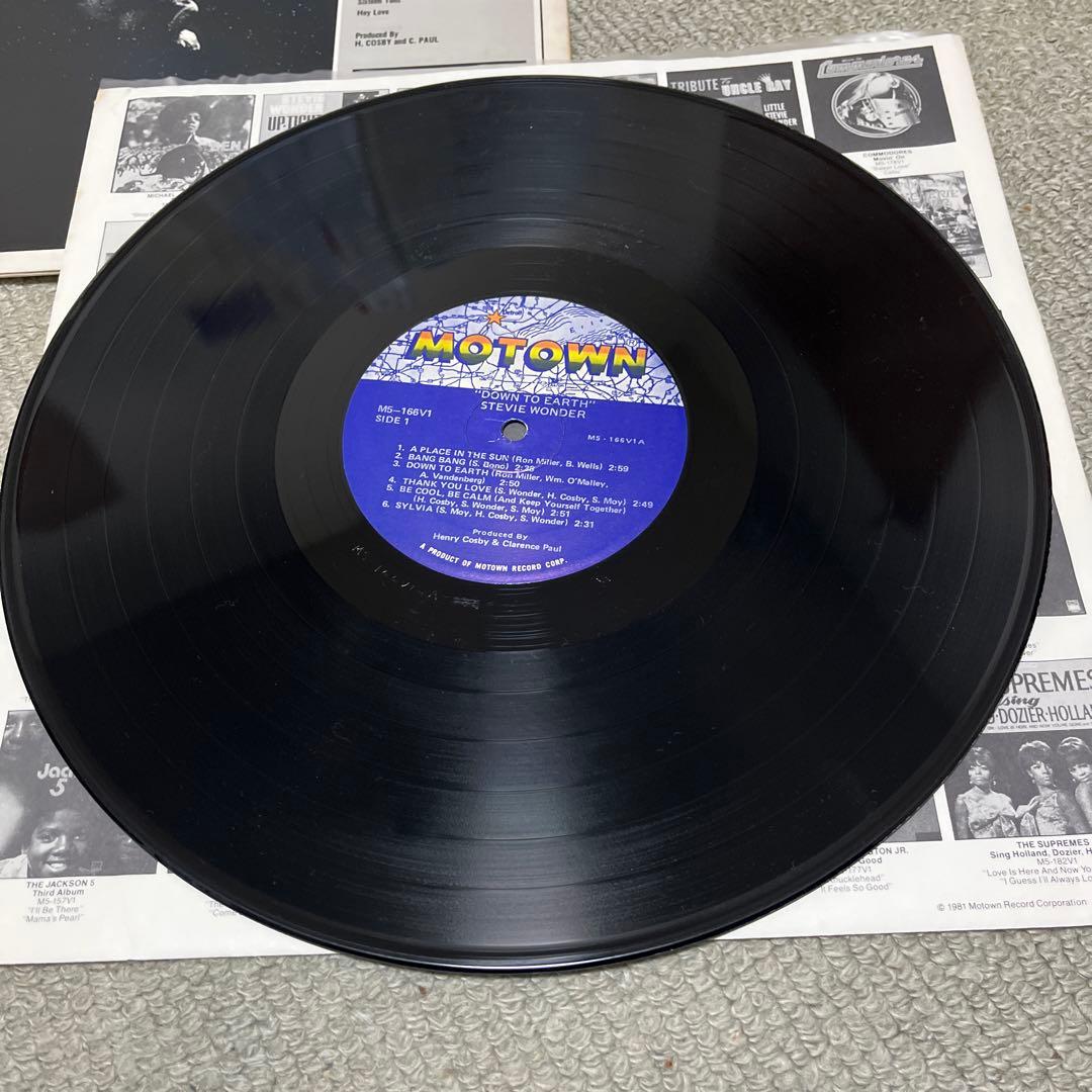 名盤Stevie Wonder down to earth レコード