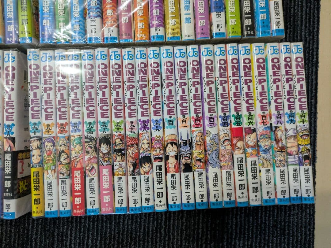 ワンピース 漫画 全巻 初版 帯 多数 1巻～110巻 セット売り