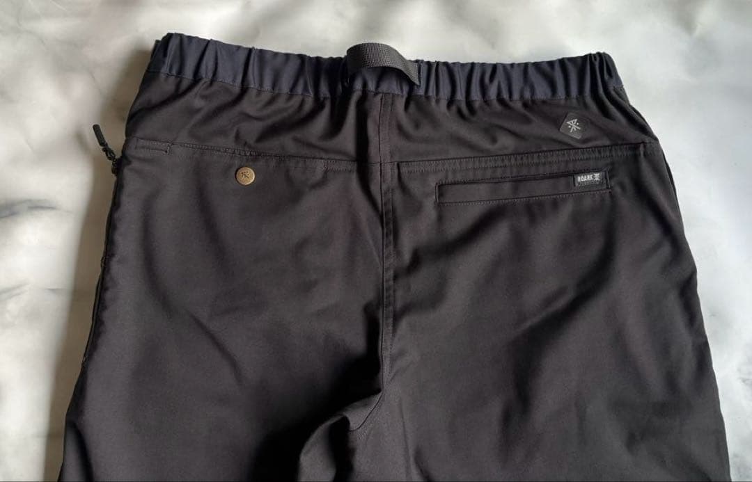 完売品 ROARK ロアーク トラベルパンツ ブラック Lサイズ RPJ1000