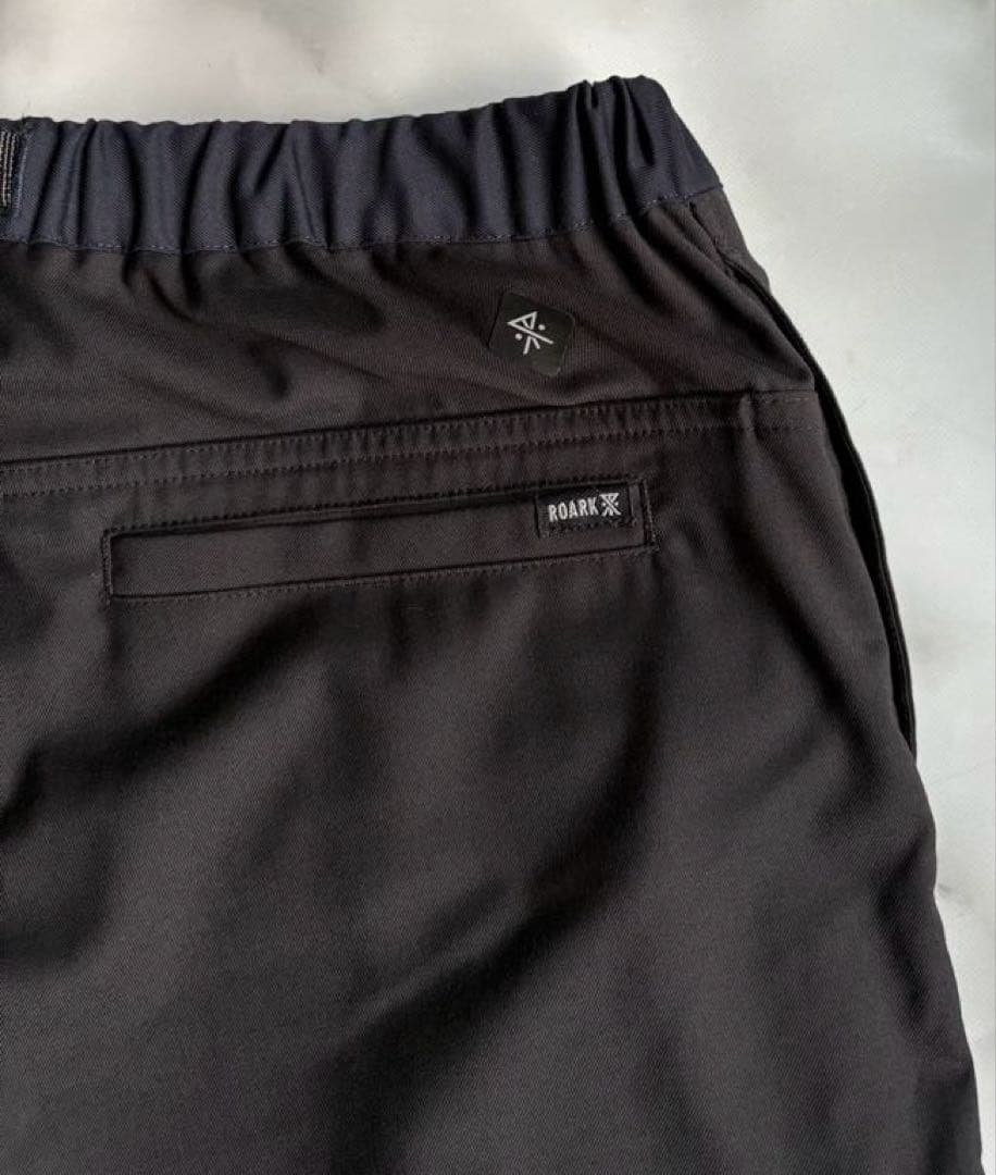 完売品 ROARK ロアーク トラベルパンツ ブラック Lサイズ RPJ1000