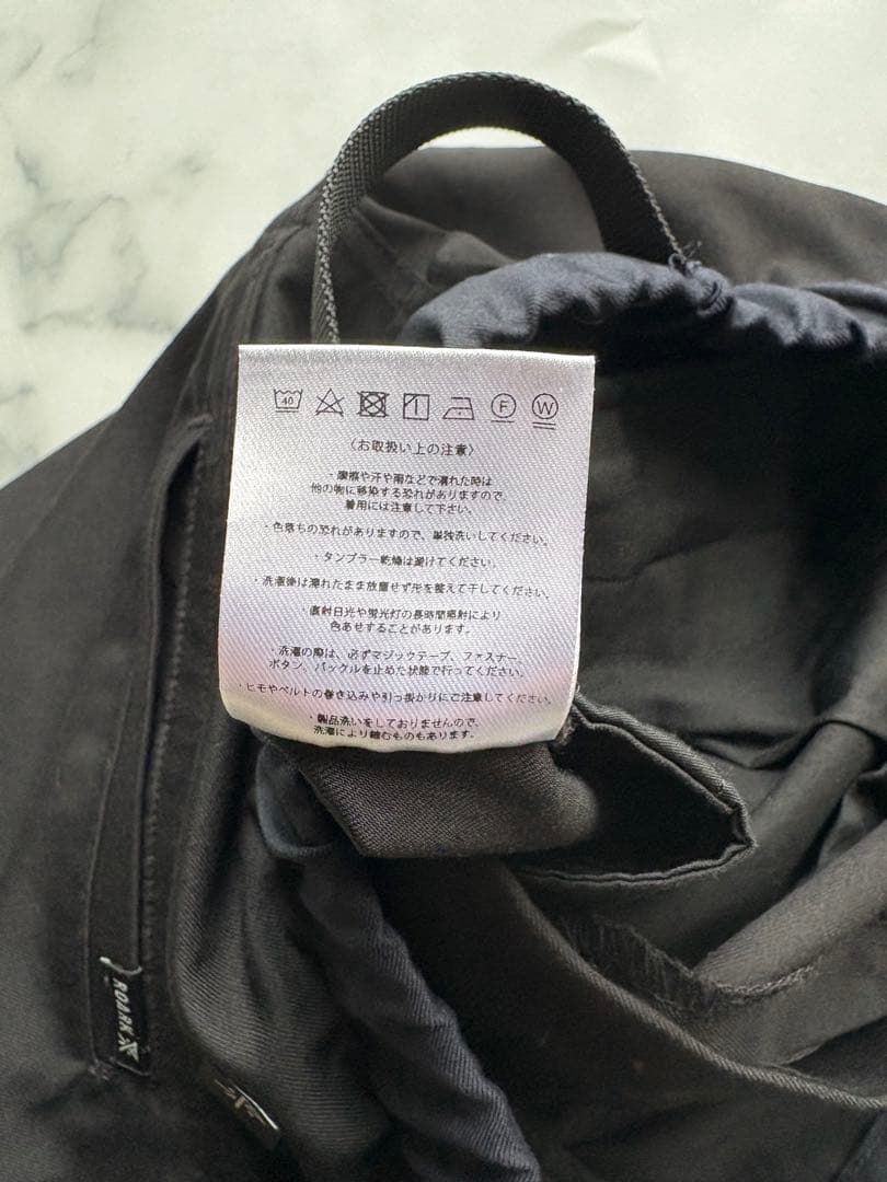 完売品 ROARK ロアーク トラベルパンツ ブラック Lサイズ RPJ1000