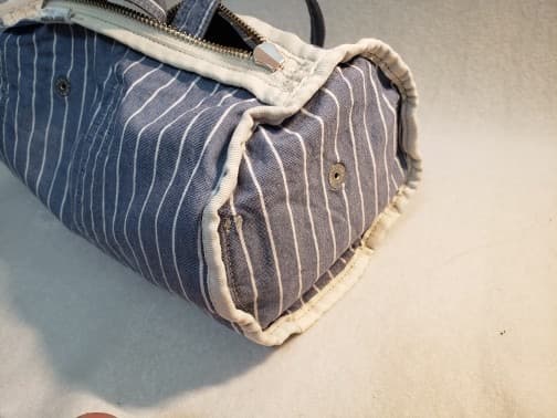 PORTER 70周年記念 ミニボストンバッグ ストライプ