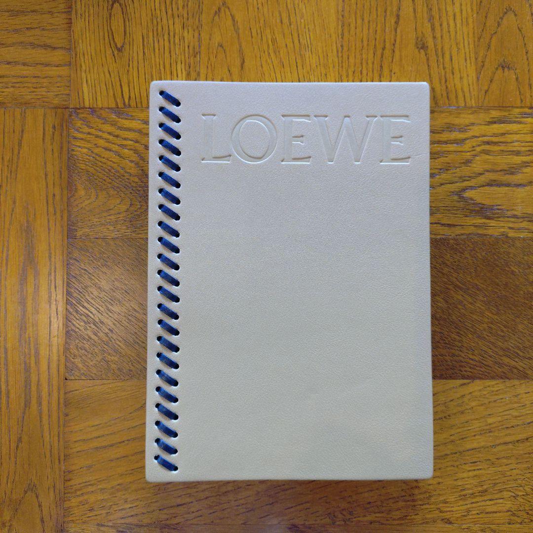 LOEWEノベルティ　レザーノート（袋付き）