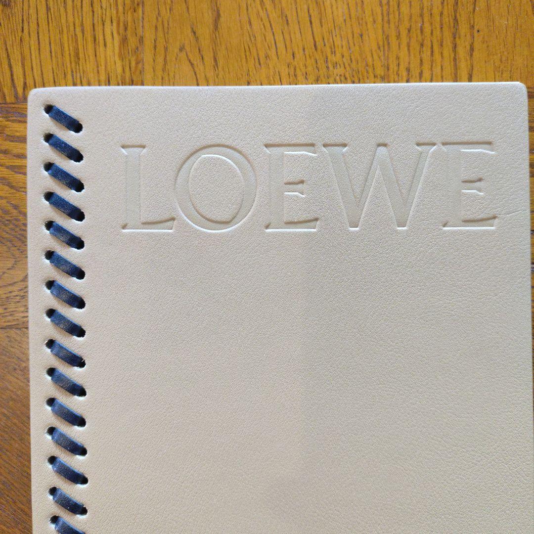 LOEWEノベルティ　レザーノート（袋付き）