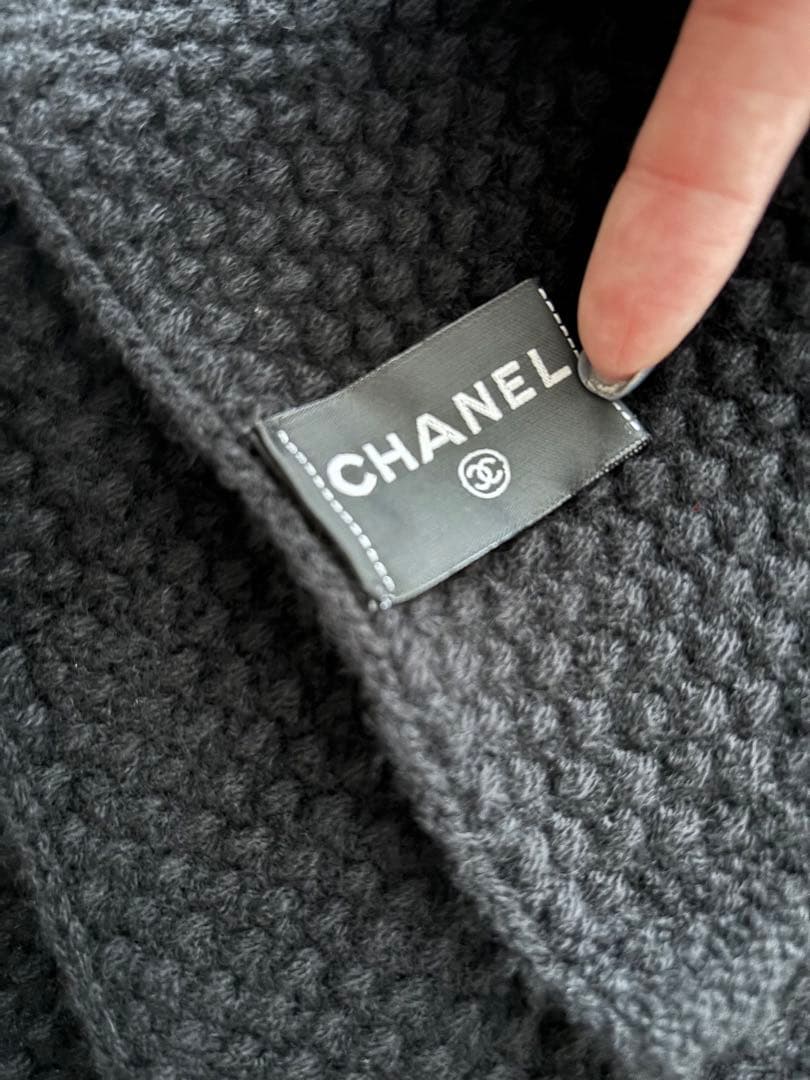 週末5千円引　シャネル マフラー デカココ　CHANEL ストール　ロゴマフラー