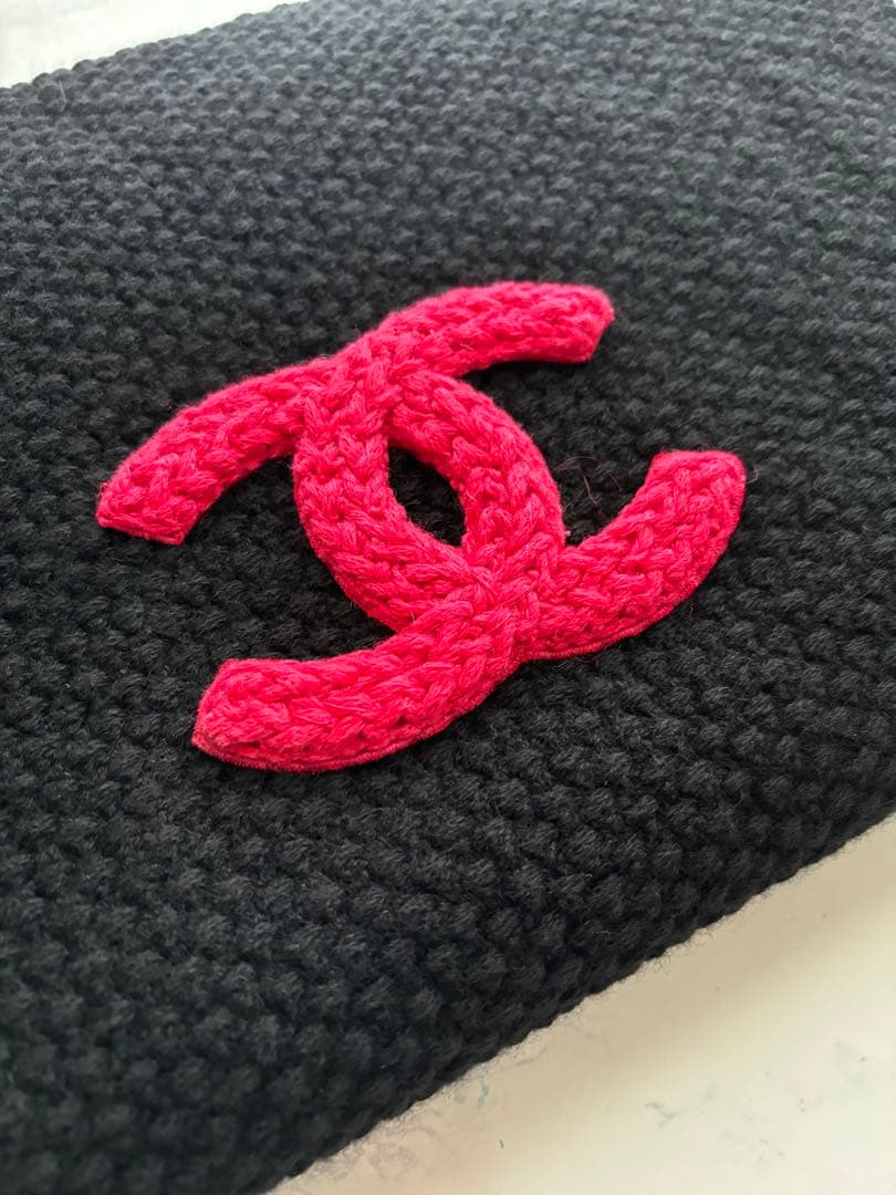 週末5千円引　シャネル マフラー デカココ　CHANEL ストール　ロゴマフラー