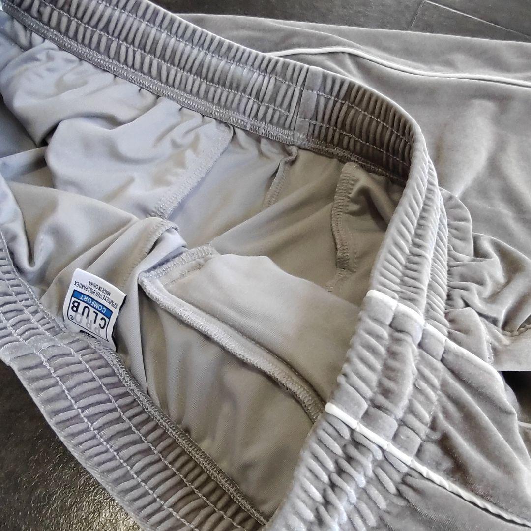 【プロクラブ シルバー】ベロア トラックパンツ ジャージ ビッグサイズ 2XL