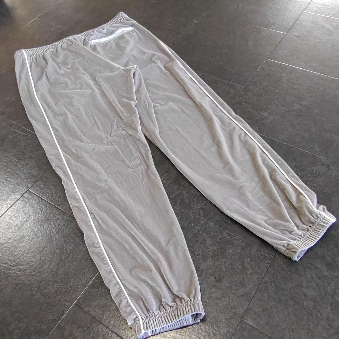 【プロクラブ シルバー】ベロア トラックパンツ ジャージ ビッグサイズ 2XL