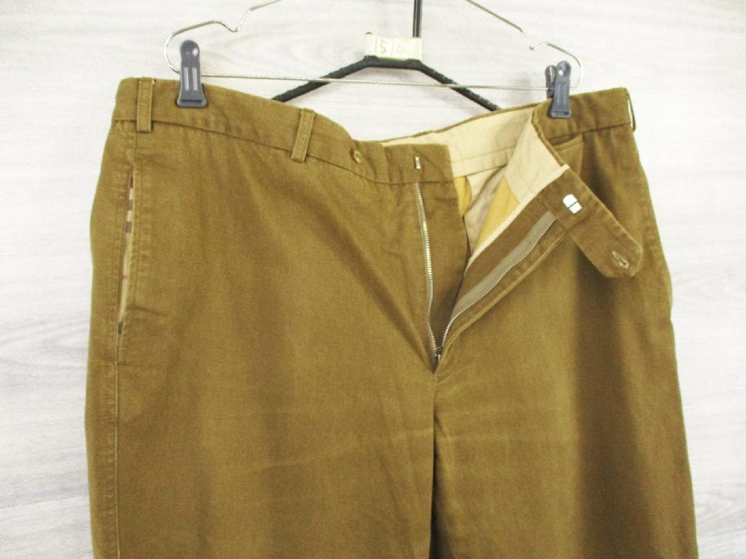 BURBERRY●バーバリー＜ビッグサイズ コットンパンツ＞MP1510t