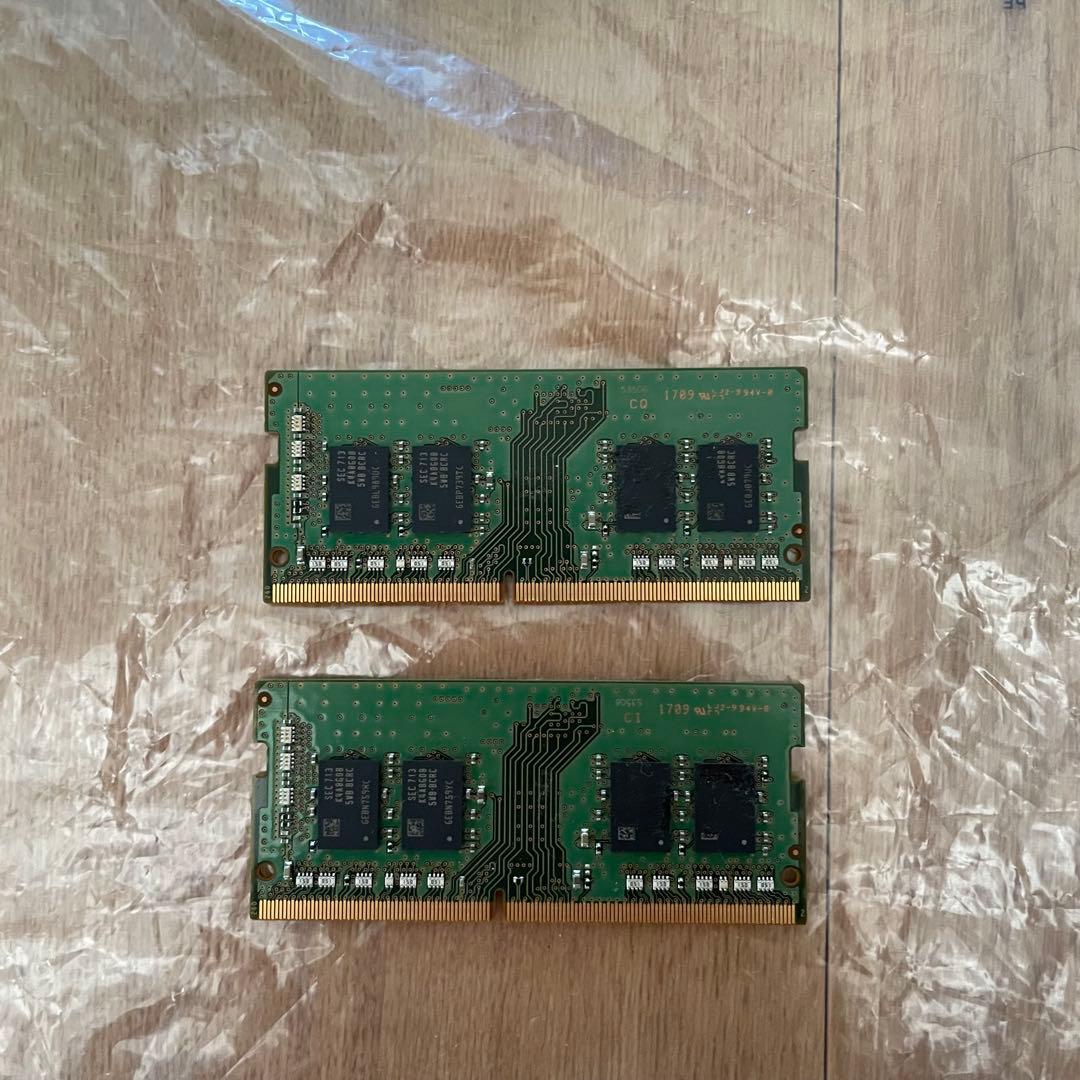 SUMSUNG 8GB PC4-2400T 2個