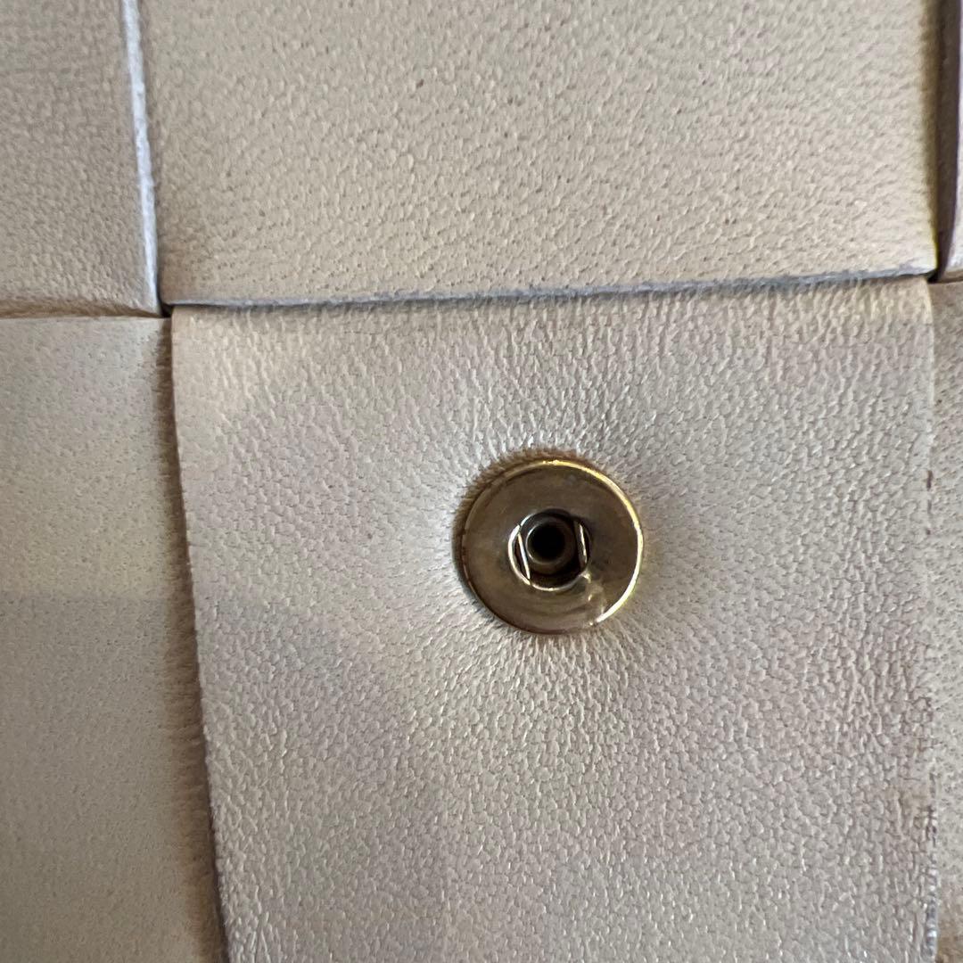 Bottega Veneta 三つ折り財布 ベージュ