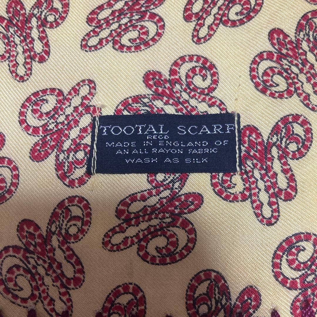 60's TOOTAL SCARFストール　MODS blues dress