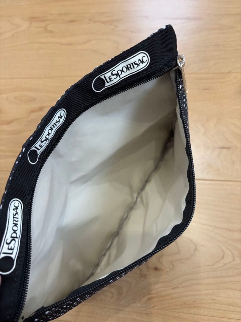 【未使用】LeSportsac ドットニュアンス柄 ボストンバッグ 黒ショルダー