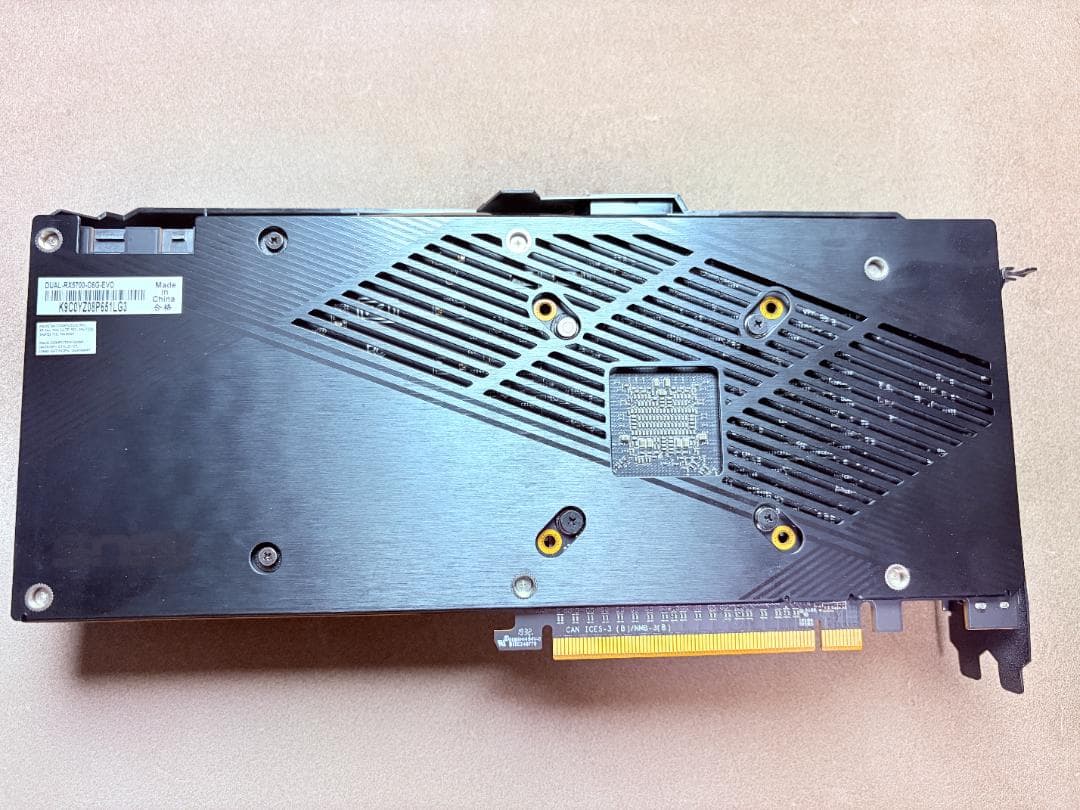 ASUS DUAL-RX5700-O8G-EVO　グラフィックボード