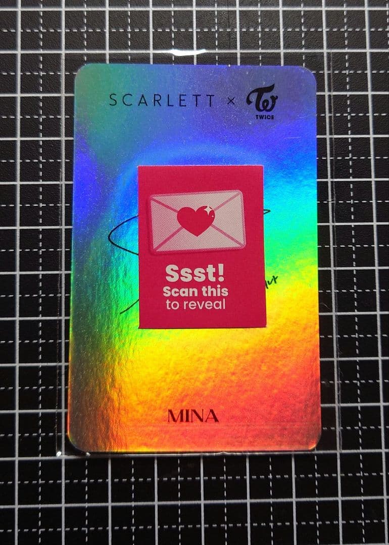 TWICE scarlet スカーレット 第1弾 インドネシア ミナ トレカ