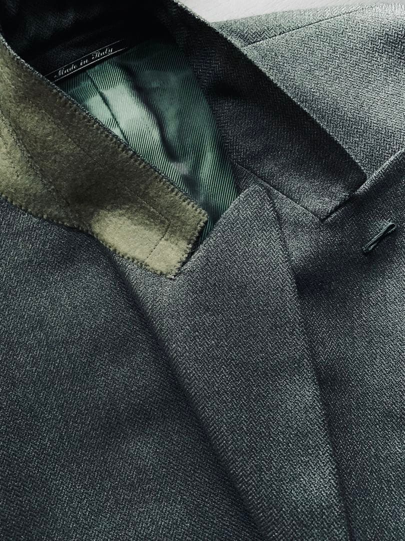 GIANFRANCO FERRE.極上のカシミア混ジャケット　カスタムオーダー品