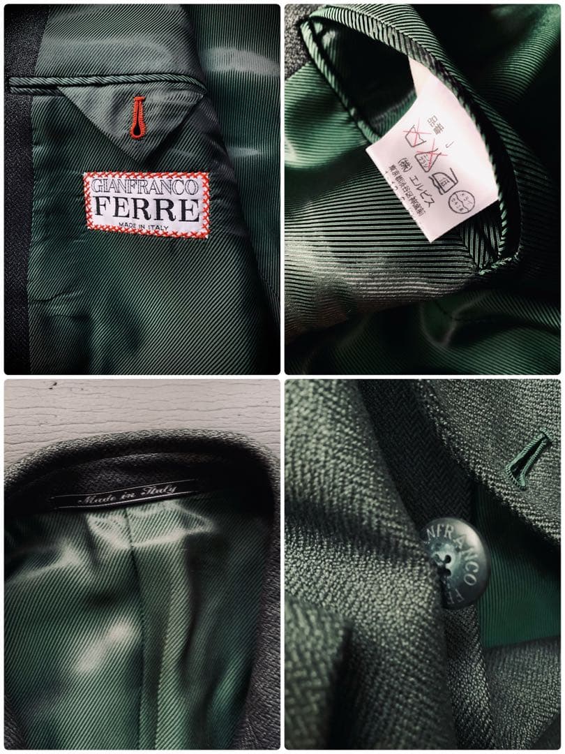 GIANFRANCO FERRE.極上のカシミア混ジャケット　カスタムオーダー品