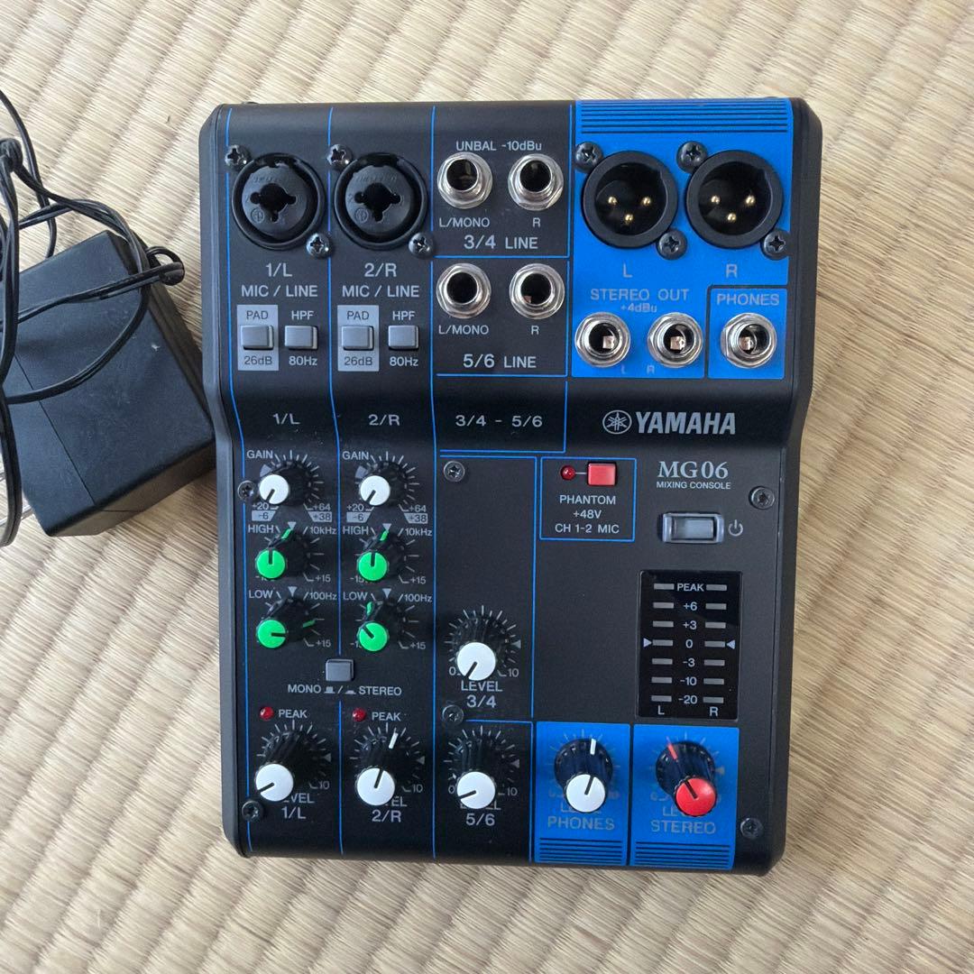 YAMAHA MG06 アナログミキサー