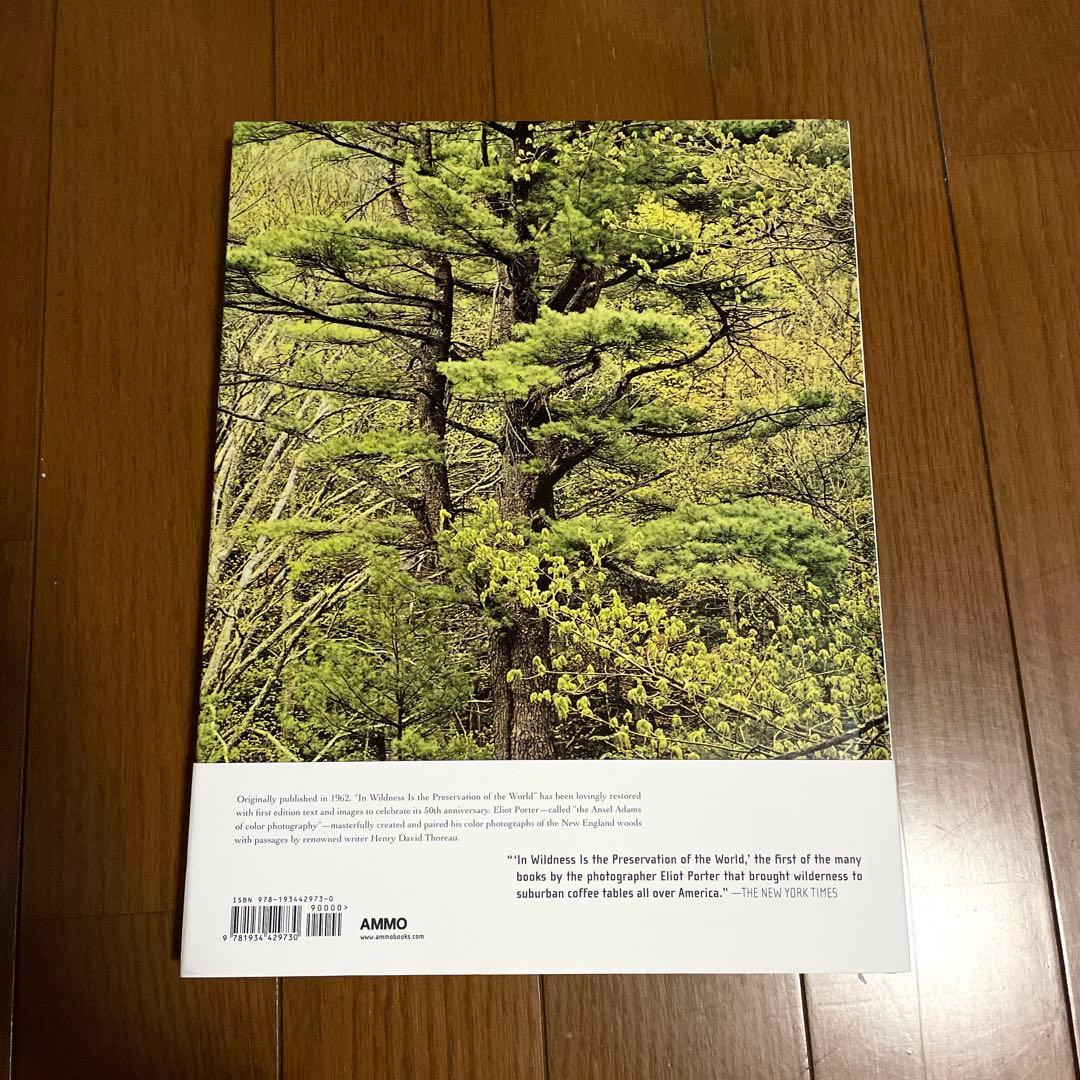 帯(汚れあり)付き eliot porter エリオット・ポーター　写真集