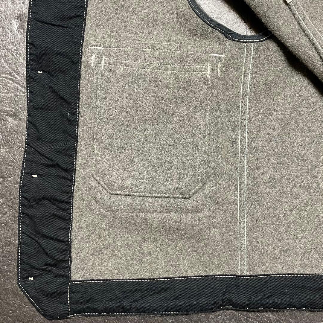 米国製 POST OʼALLS ウール クルーザーベスト グレー XS