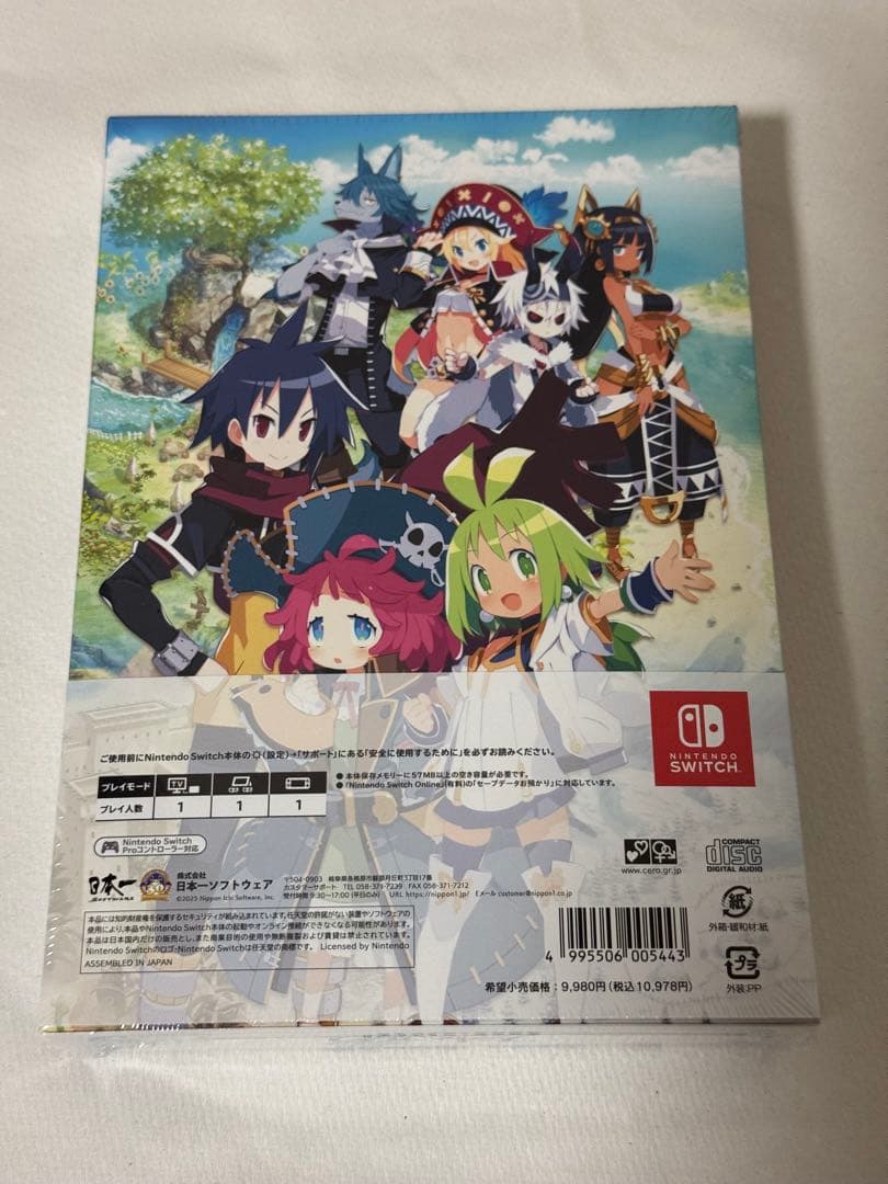 未開封　Switch ファントム・ブレイブ 幽霊船団と消えた英雄 初回限定版