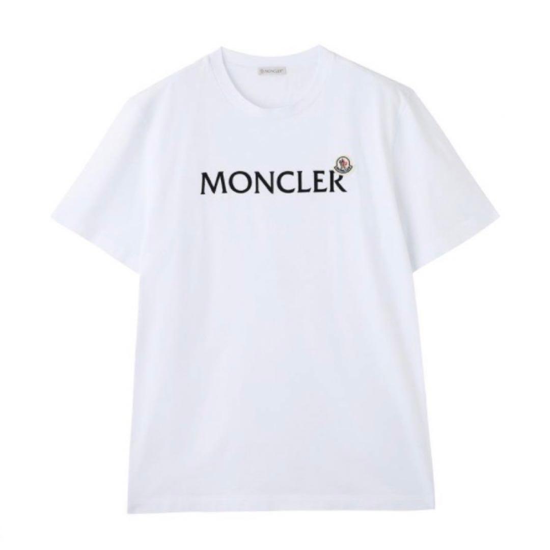 ★定価58,300円★MONCLER Tシャツ M モンクレール ホワイト