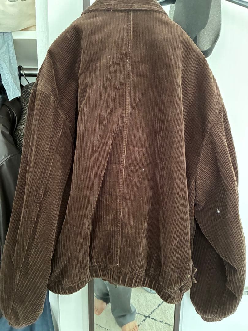 ブラウン コーデュロイ ジャンパー Lサイズ　zara