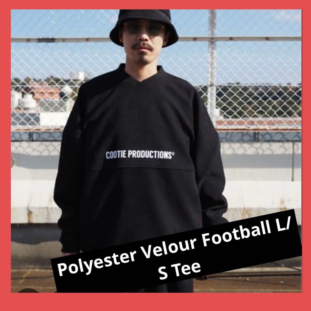ジャケット・アウター COOTIE Polyester Velour Football L/S Tee