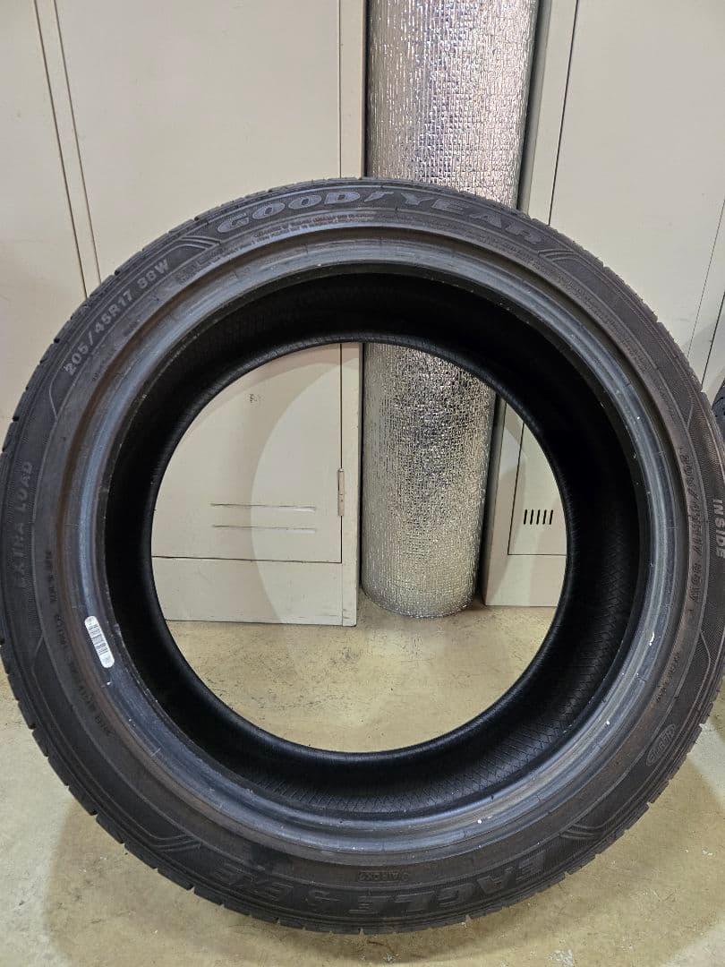 グッドイヤー 2024年製 205/45R17 88W XL 4本セット　バリ山