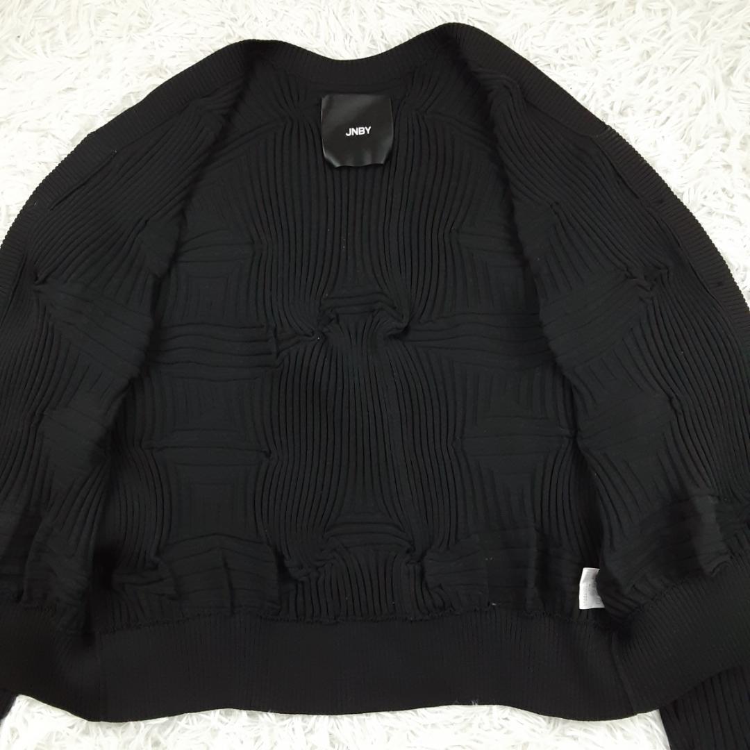 美品◎JNBY ジェイエヌビーワイ カーディガン アウター 黒 Mサイズ相当