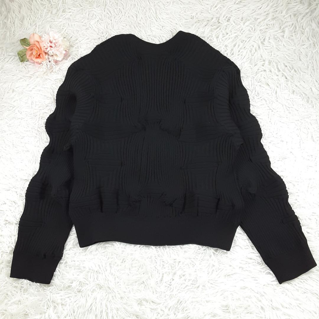 美品◎JNBY ジェイエヌビーワイ カーディガン アウター 黒 Mサイズ相当