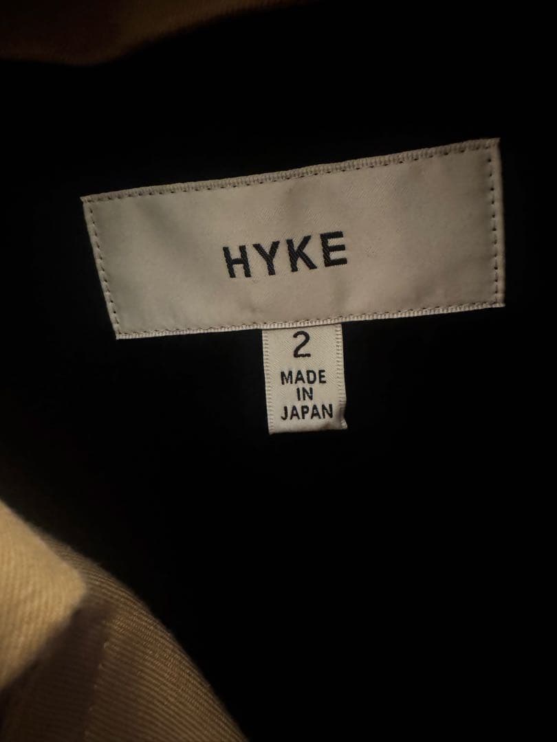 新品同様 hyke トレンチコート ライナー付 ロングコート
