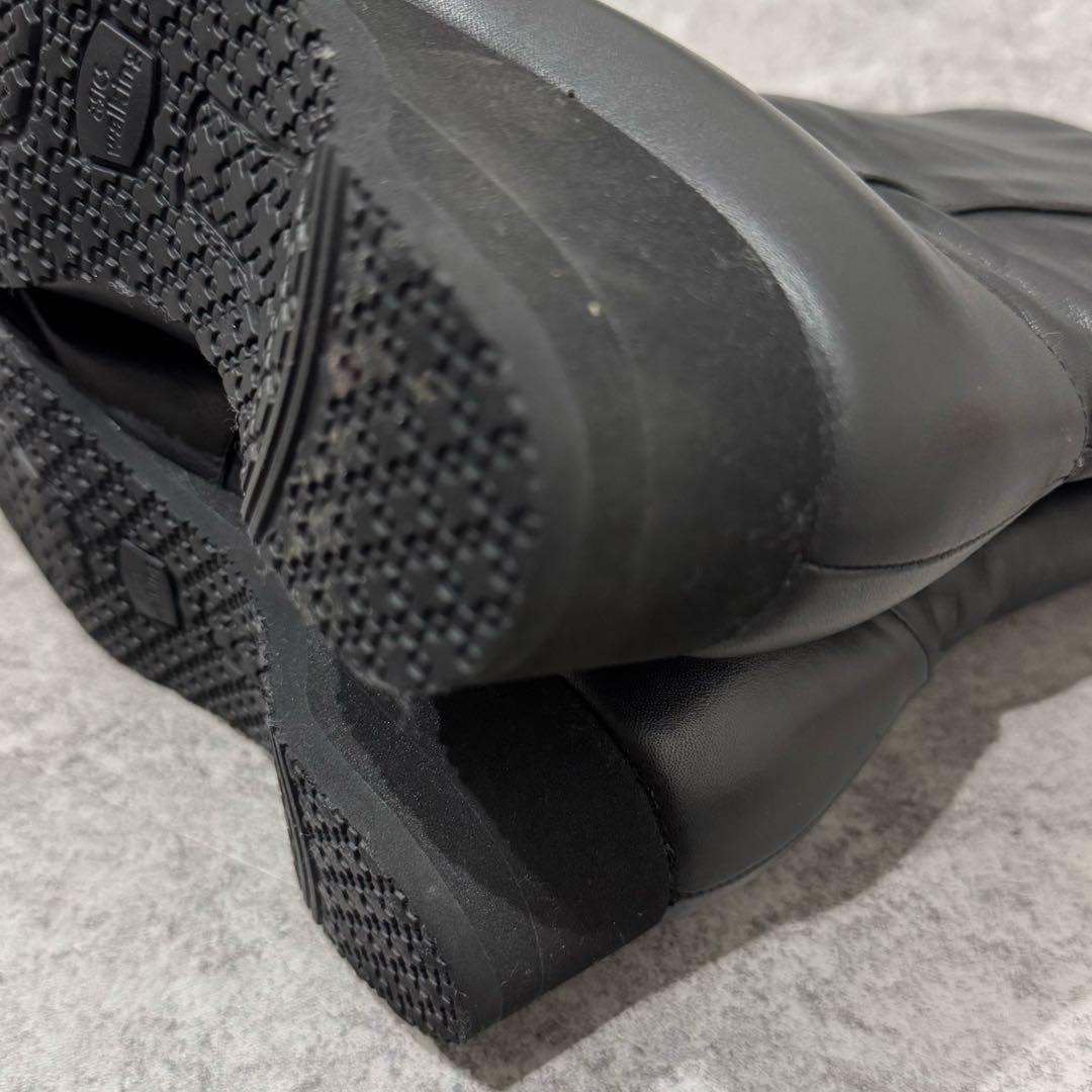 【美品】asics WALKING pedala　24 ブーツ　サイドジップ