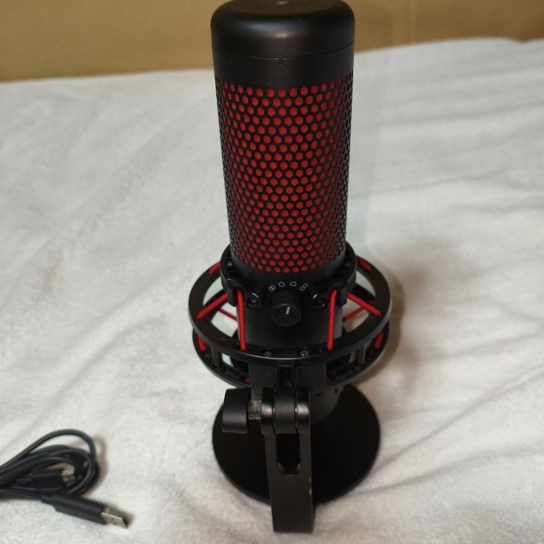 HyperX QuadCast コンデンサーマイク ブラック/レッド