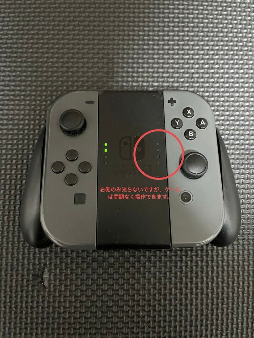 a*】様 Nintendo Switch 本体 グレー コントローラー付き　動作